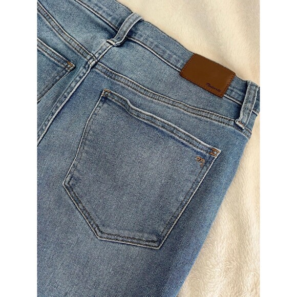 Madewell 10” high rise skinny crop jeans 29 faded and distressed - Picture 4 of 12